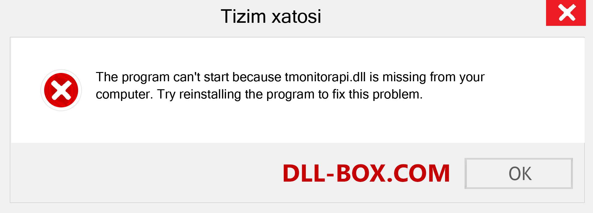 tmonitorapi.dll fayli yo'qolganmi?. Windows 7, 8, 10 uchun yuklab olish - Windowsda tmonitorapi dll etishmayotgan xatoni tuzating, rasmlar, rasmlar